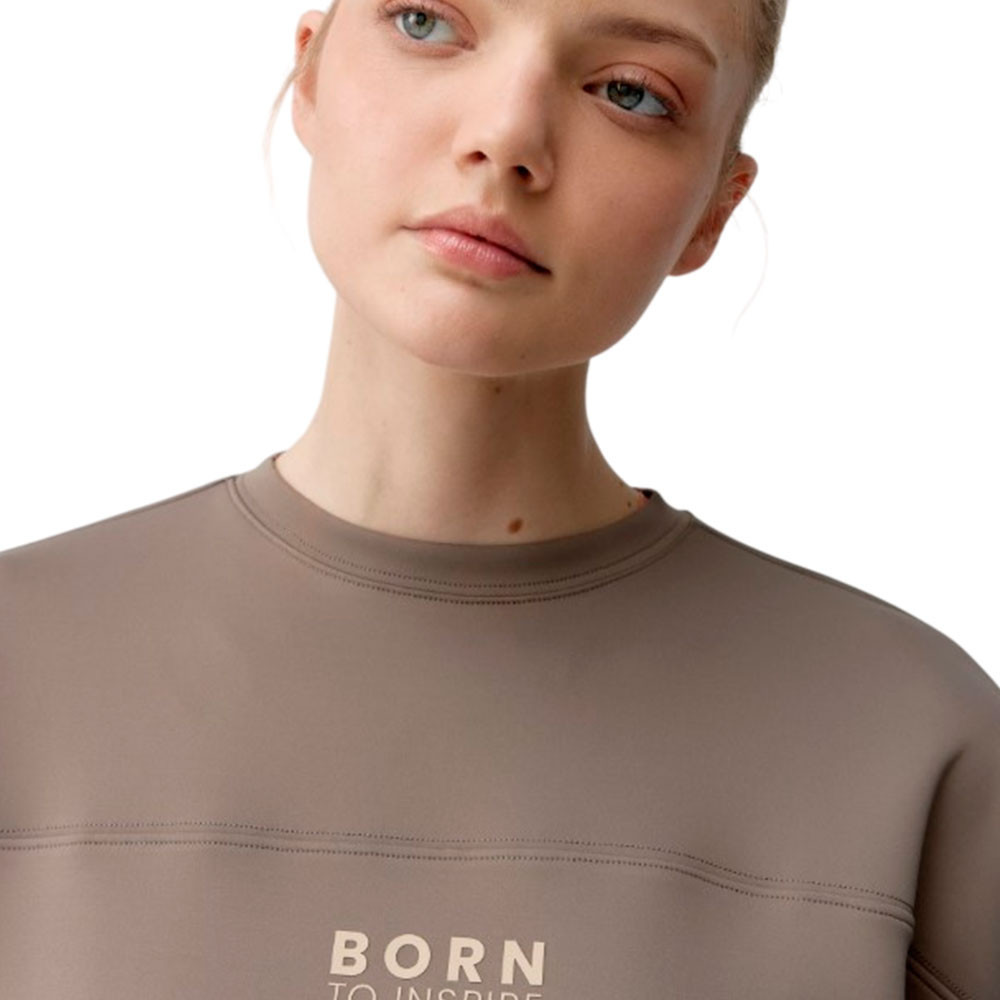 Sudadera Born Living Yoga SS26CS41-SW-TAUPE
