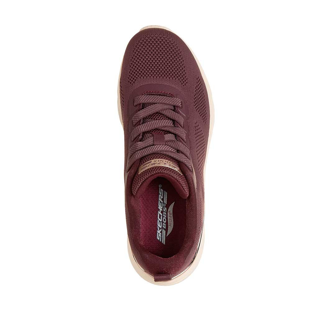 Zapatilla Skechers Bobs Arch Fit 117720BURG